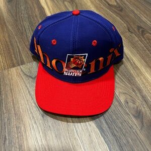 NBA Vintage Phoenix Suns Purple and Orange Snapback Hat